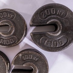Vintage Weights - Set Of Ten