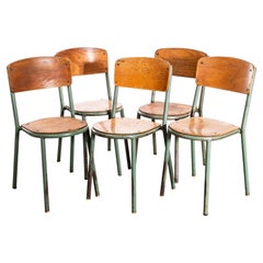 1950's Drum Seat French Chairs - Set Of Five