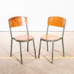 1950's Drum Seat French Chairs - Set Of Five
