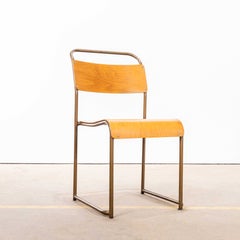 1940's Bamco Tubular Metal Bronze Dining Chairs