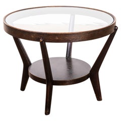 1950’s Round Occasional Table By Kozelka And Kropacek for Interieur Praha – Dark