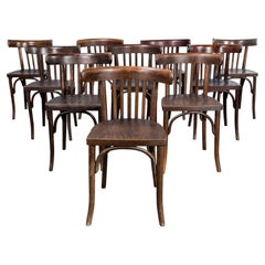 1950's Bentwood Debrecen Walnut Dining Chairs - Set Of Ten