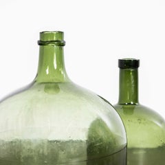 Vintage French Glass Demijohns - Pair (957.18)