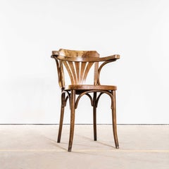 1950's Standard Fan Back Bistro Mixed Dining Armchairs