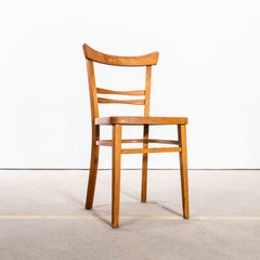 1950's Honey Café Ton Bentwood Dining Chairs