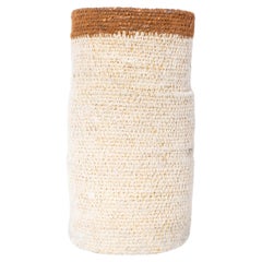 Cesta cilíndrica cónica «Contemporary Chalk» - Jacinto de agua