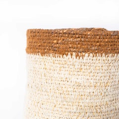 Cesta cilíndrica cónica «Contemporary Chalk» - Jacinto de agua