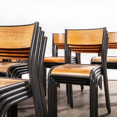 1950s French Mullca Dining Chairs, Set of Four, Other Quantities Available