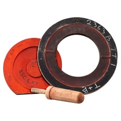 Moules de fonderie industriels mixtes des années 1960 – Lot de trois