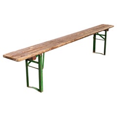 1950’s Ex Army French Brown Folding Bench
