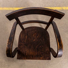 1950’s Classic Curved Arm Bentwood Dining Chair