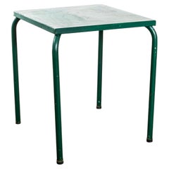1950's French Dark Green Outdoor Dining Table