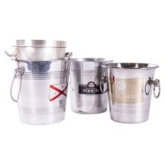 Original Vintage French Champagne Buckets - Small