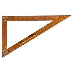 Triángulo didáctico de gran tamaño del siglo XX