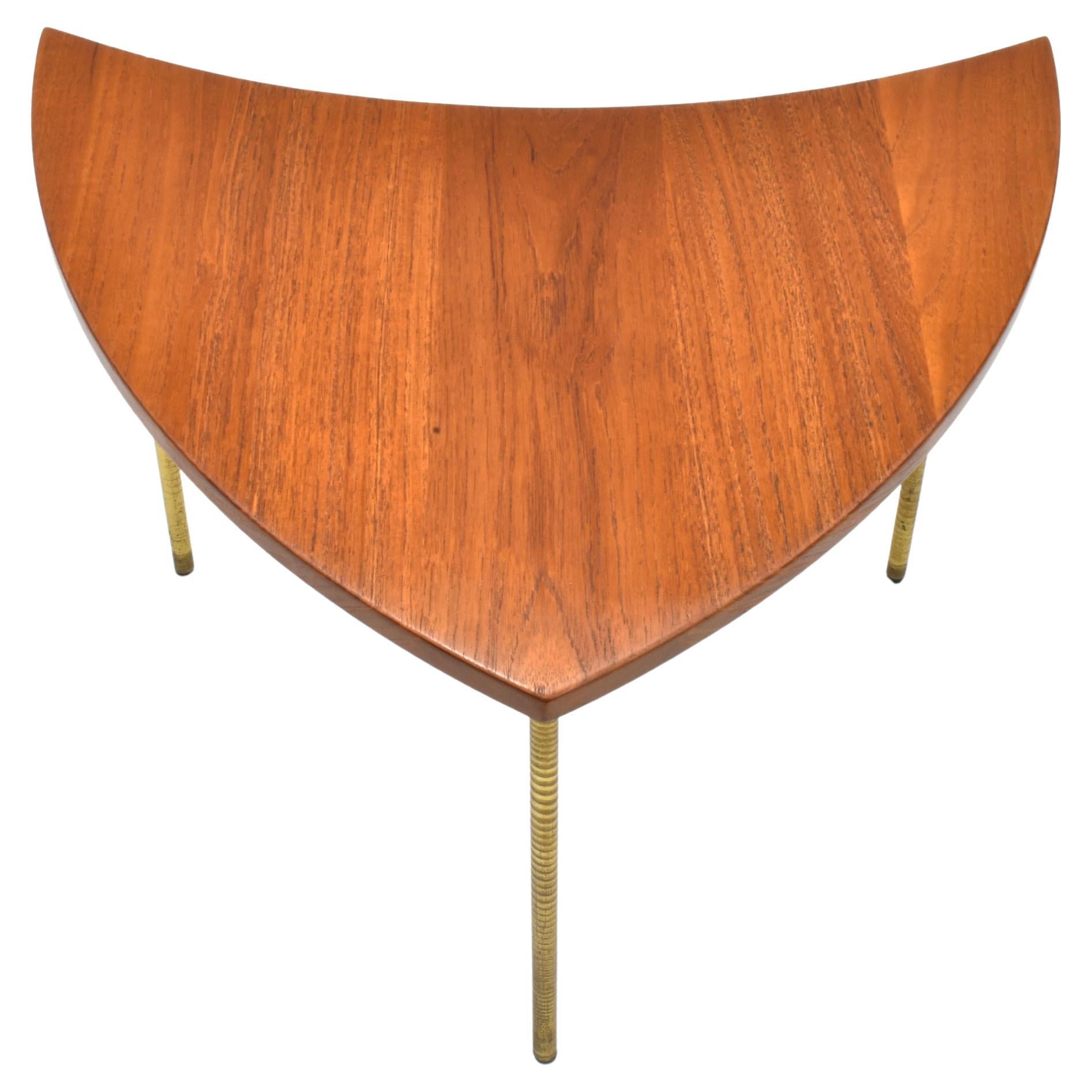 1960s Danish Peter Hvidt & Orla Molgaard Nielsen Pinwheel Table For France & Son For Sale