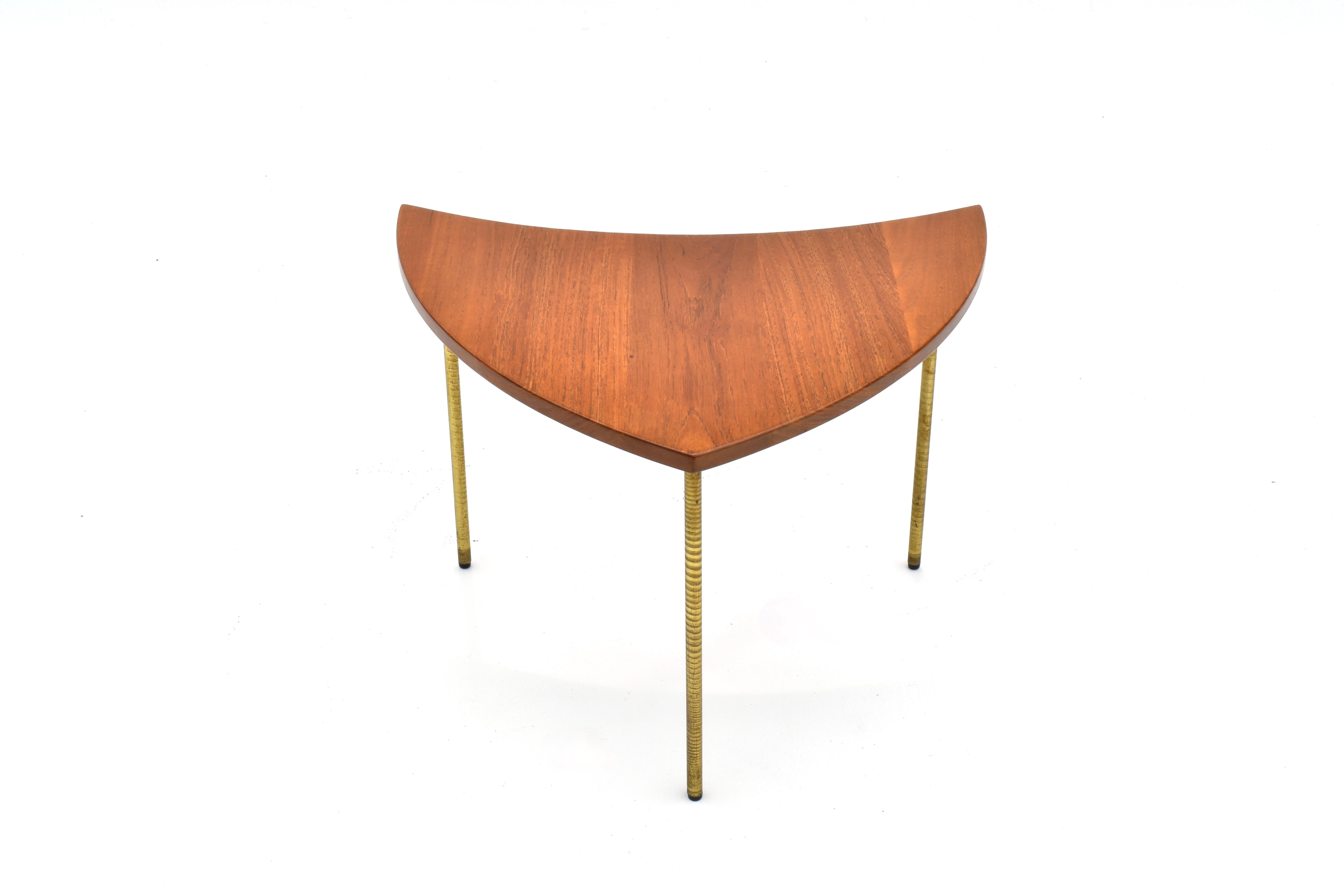 1960s Danish Peter Hvidt & Orla Molgaard Nielsen Pinwheel Table For France & Son For Sale 1