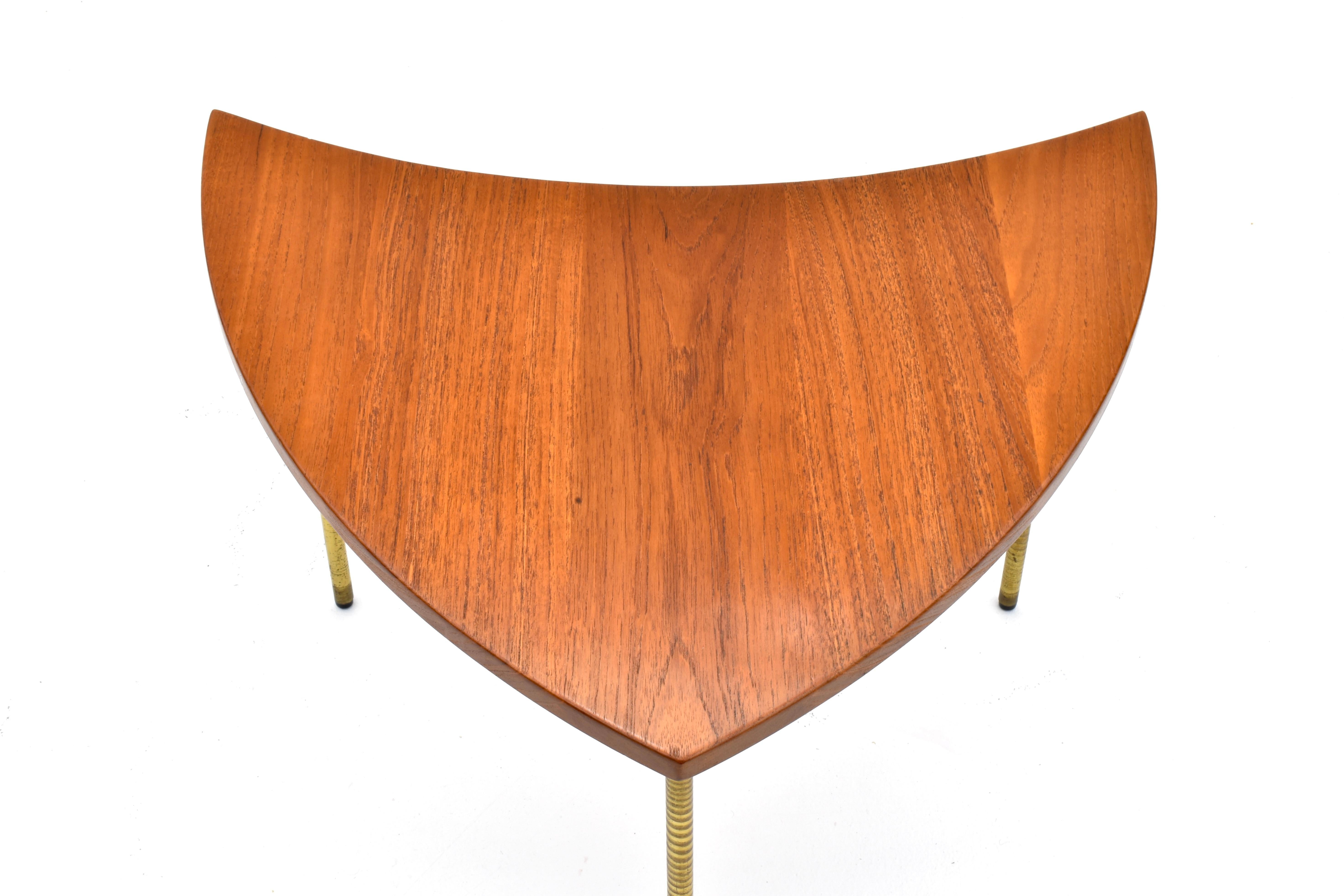 1960s Danish Peter Hvidt & Orla Molgaard Nielsen Pinwheel Table For France & Son For Sale 2