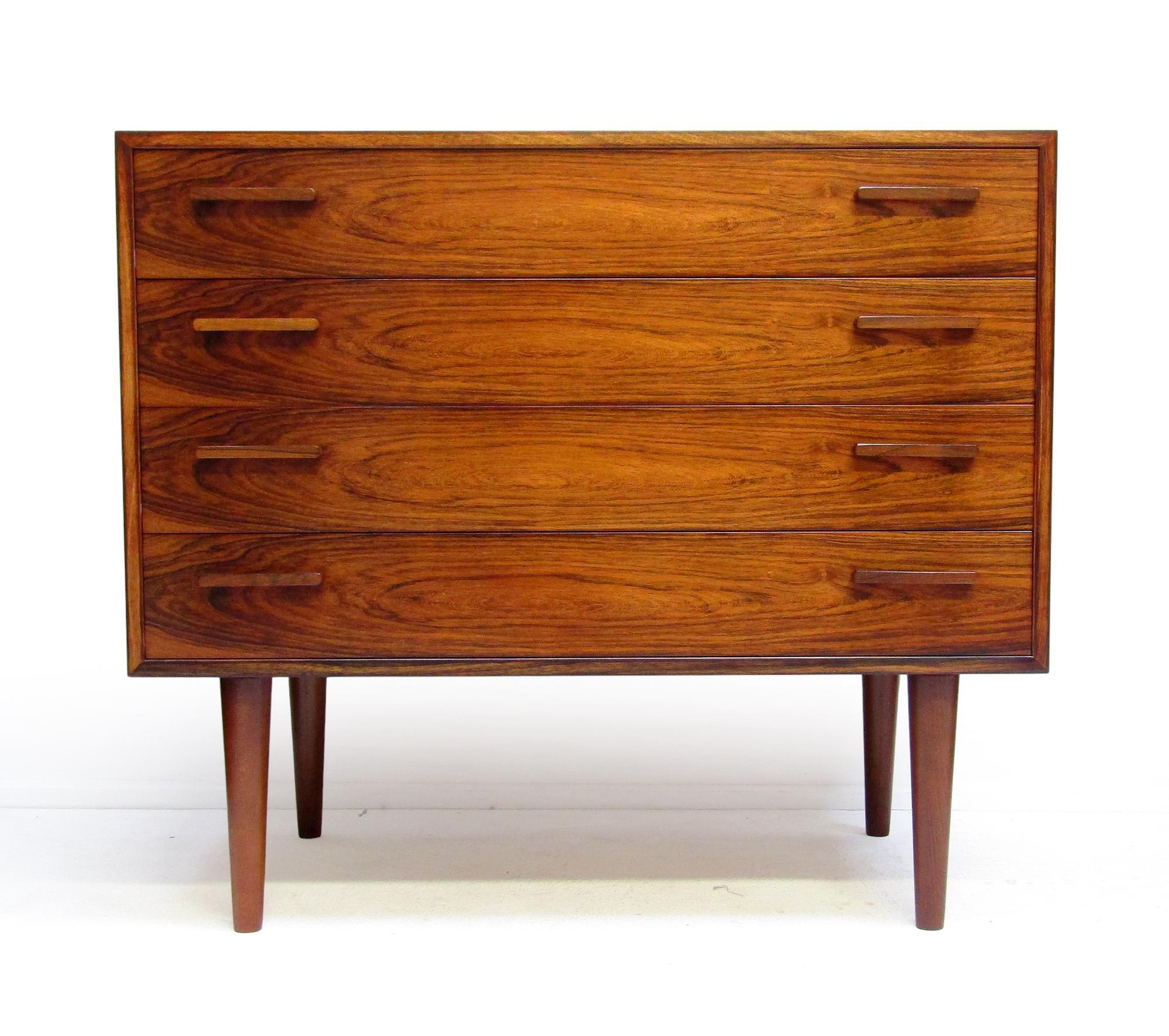 XX secolo Set di cassapanche e armadietti danesi degli anni '60 in palissandro di Kai Kristiansen per Fm Mobler in vendita