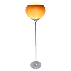 Tall Italian 1970s Space-Age Flash Bud Grande Floor Lamp by Harvey Guzzini