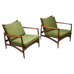 Pair of Two Danish 1960s "6245" Lounge Chairs by Ib Kofod Larsen for G-Plan