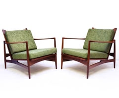 Pair of Two Danish 1960s "6245" Lounge Chairs by Ib Kofod Larsen for G-Plan
