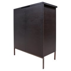 Maxalto B&B Italia Mida Dark Oak and Red Cabinet