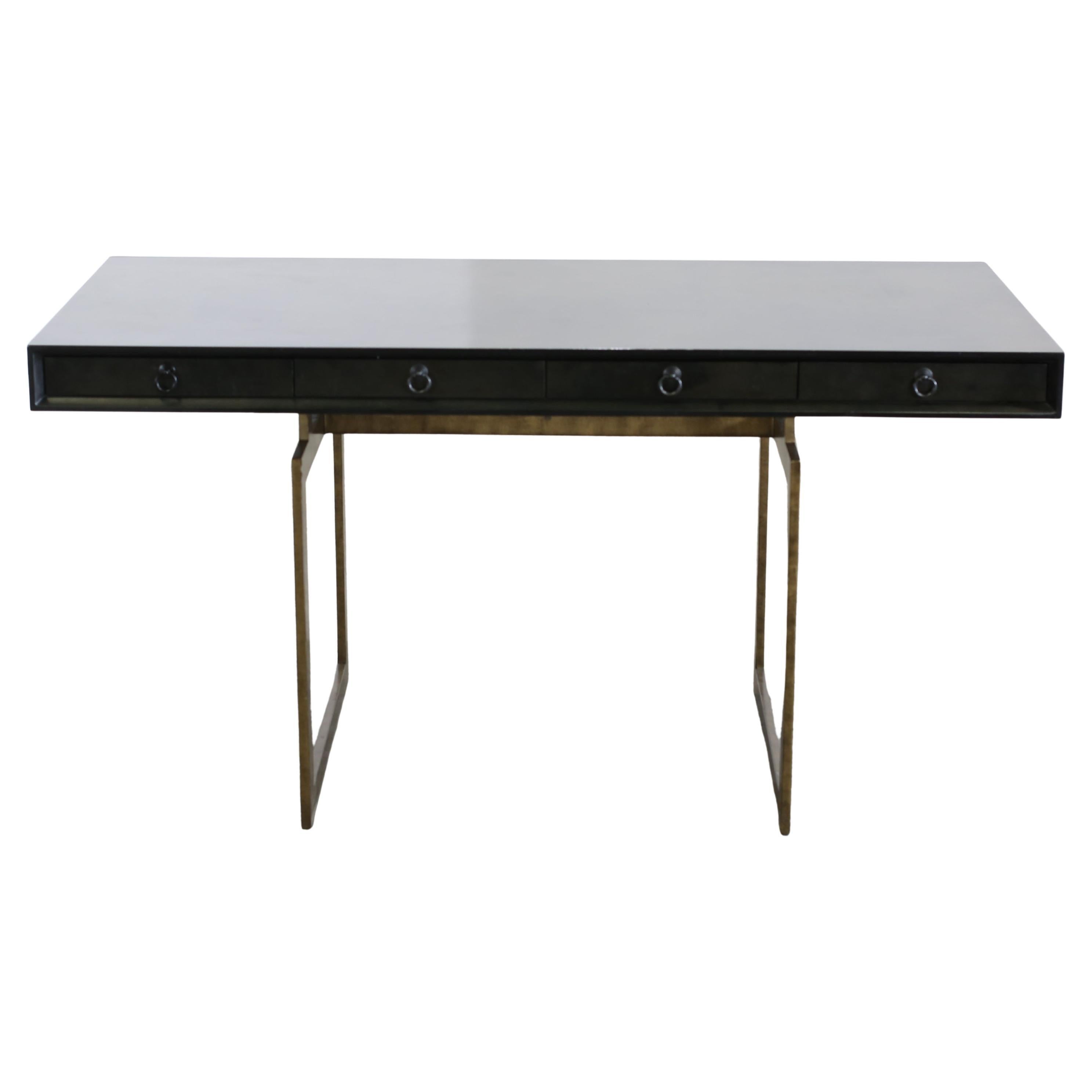 Scrivania Julian Chichester Cortes Black Vellum in vendita