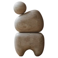 ARIA COMPOSITION IV, Travertine Marble Sculpture by Rebeca Cors