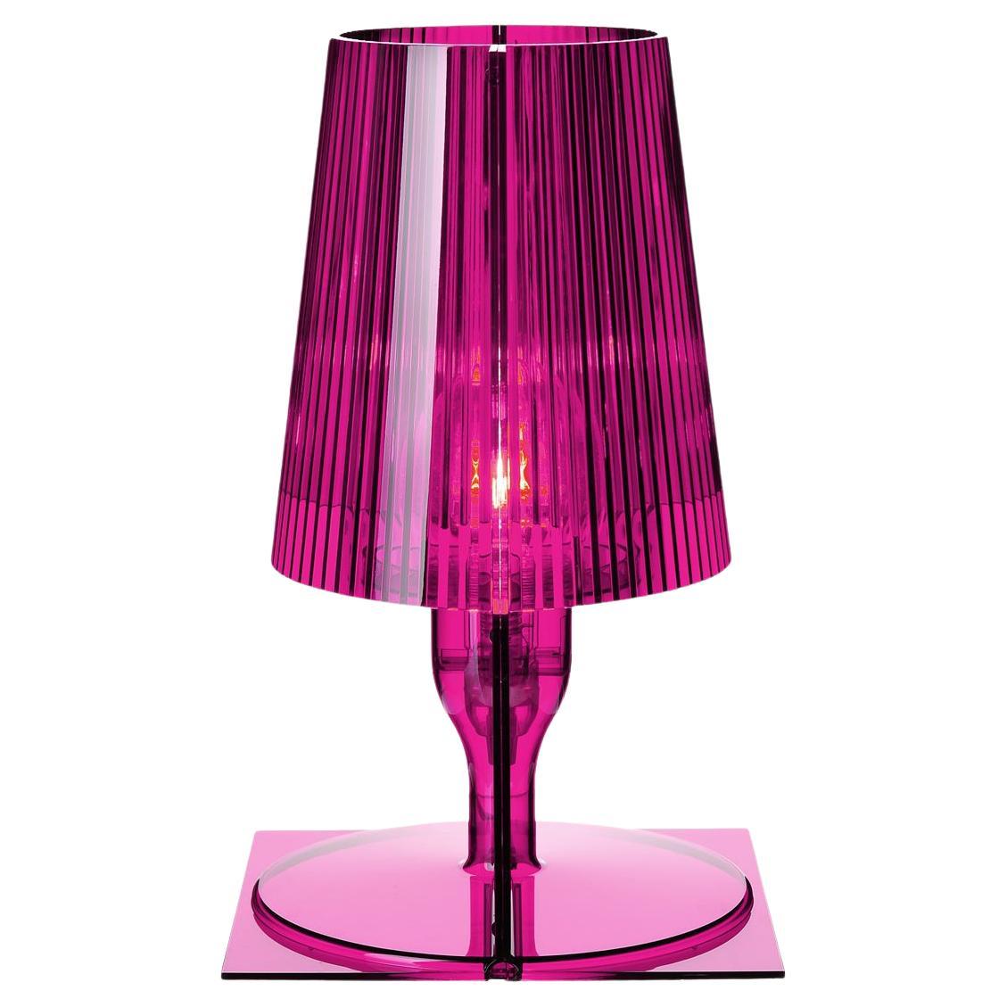 Kartell Take Lamp in Pink by Ferruccio Laviani For Sale