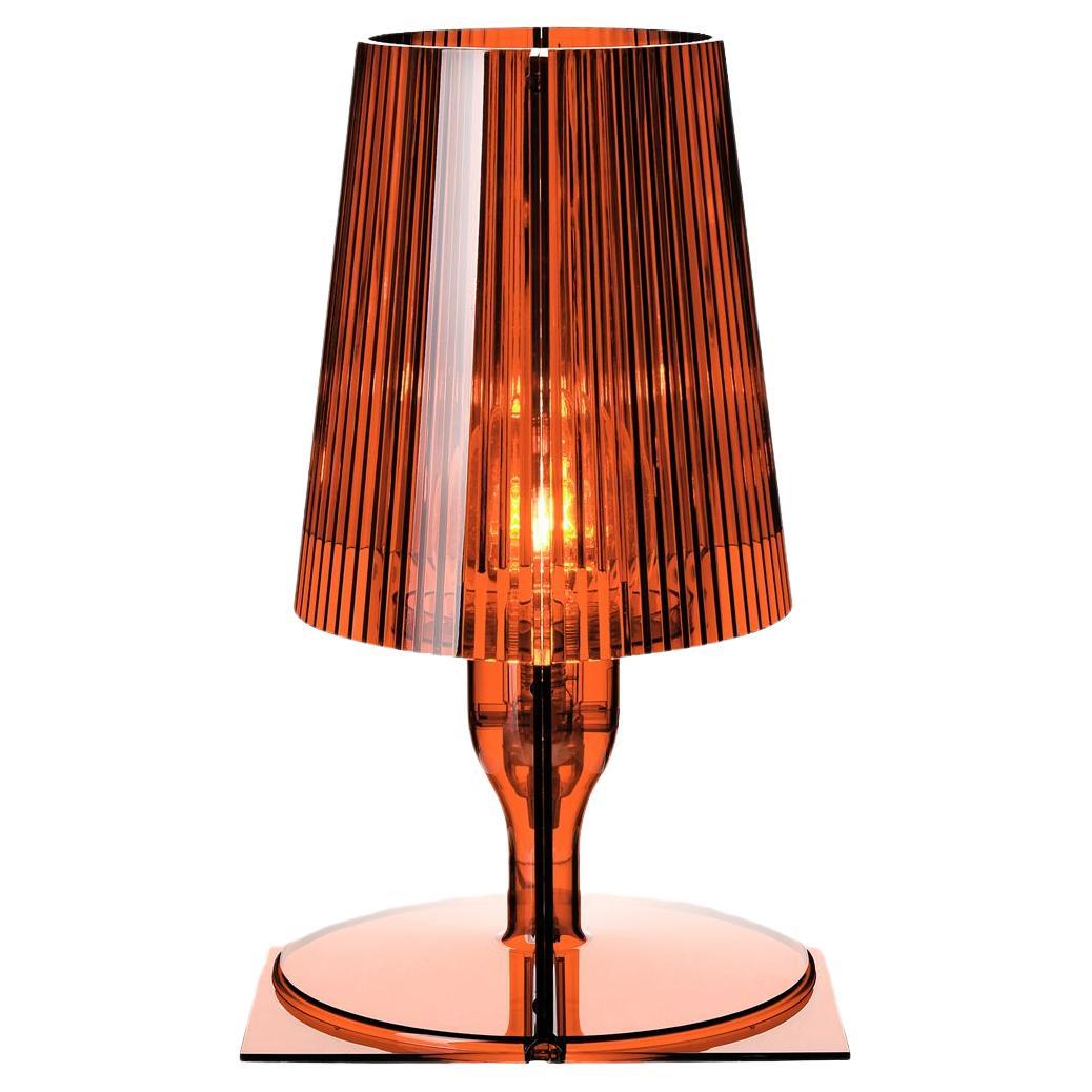 Kartell Take Lamp in Amber by Ferruccio Laviani For Sale