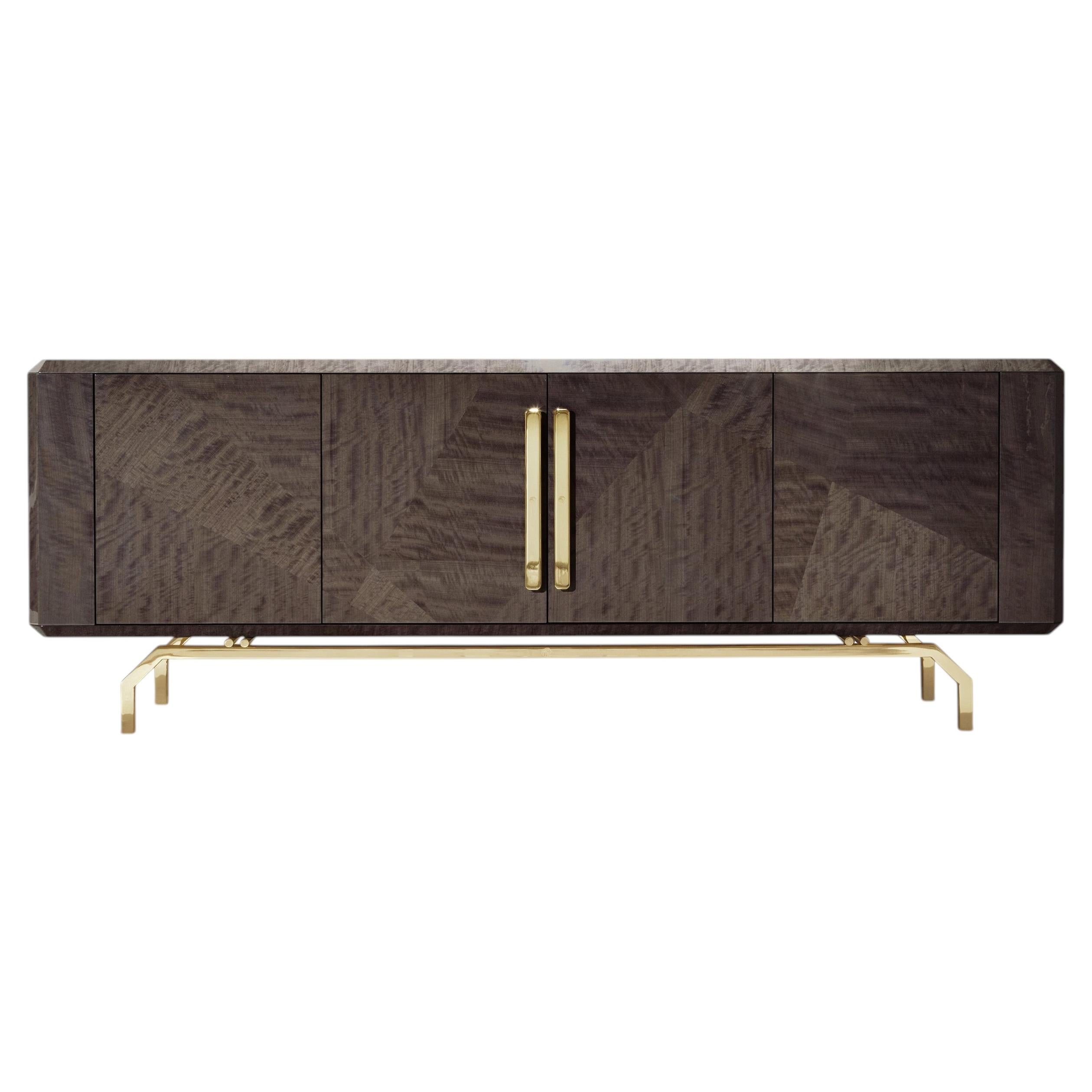Giorgio Collection 'Infinity' Credenza buffet in mogano italiano Makore