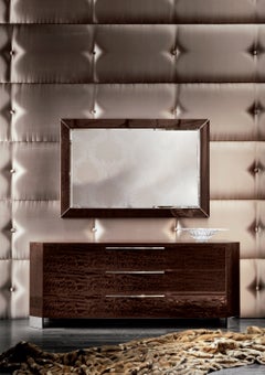 Giorgio Collection European Curly Eucalyptus Dresser in High Gloss Finish