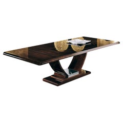 Giorgio Collection Monte Carlo Extendable Dining Table Sycamore Wood High Gloss