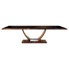 Giorgio Collection Monte Carlo Extendable Dining Table Sycamore Wood High Gloss