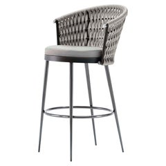 Giorgio Collection Dune Outdoor Garten Barhocker Hellgrau