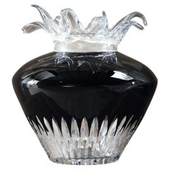 Giorgio Collection Ariel Crystal Vase, Hand-Crafted Murano Glass