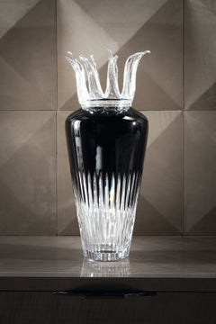 Giorgio Collection Vase en cristal Gemini