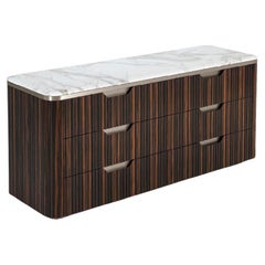 Giorgio Collection Italienische Luxor Kommode mit Marmorplatte