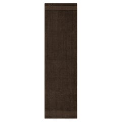 Alfombra extralarga Rug & Kilim en marrón monocromo texturizado