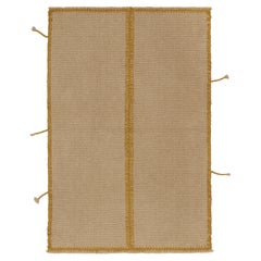 Tapis &amp;amp; Kilims Kilim personnalisé en beige-marron avec accents ocre