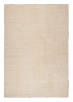 Rug & Kilim’s Contemporary Solid Rug in Neutral Beige Tones