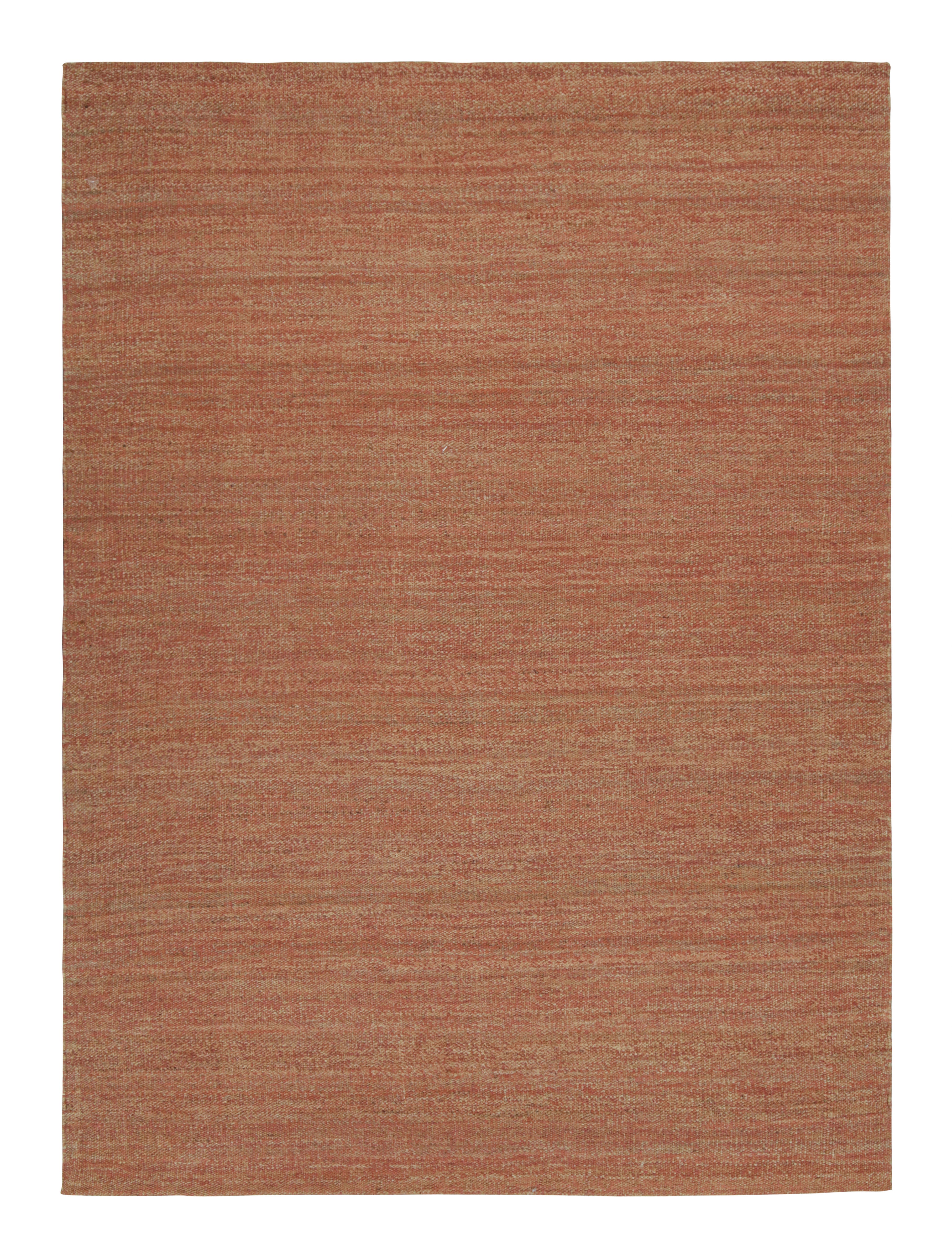 Rug & Kilim’s Contemporary Jute kilim in Tones of Gray