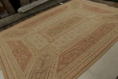 Rug & Kilim’s Aubusson Style Flatweave Rug with Pictorials and Floral Pattern