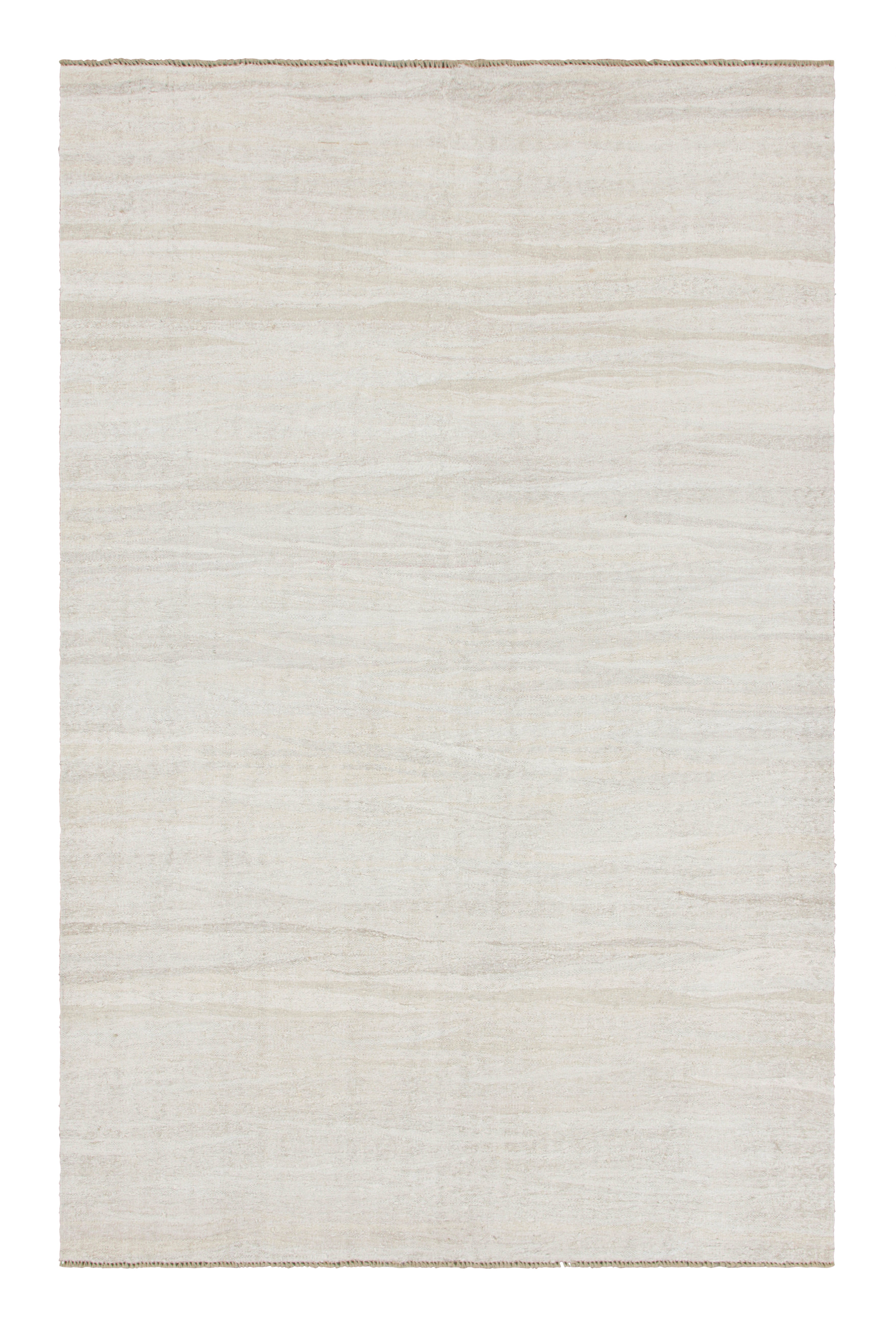 Vintage Kilim in White and Beige Tones, from Rug & Kilim