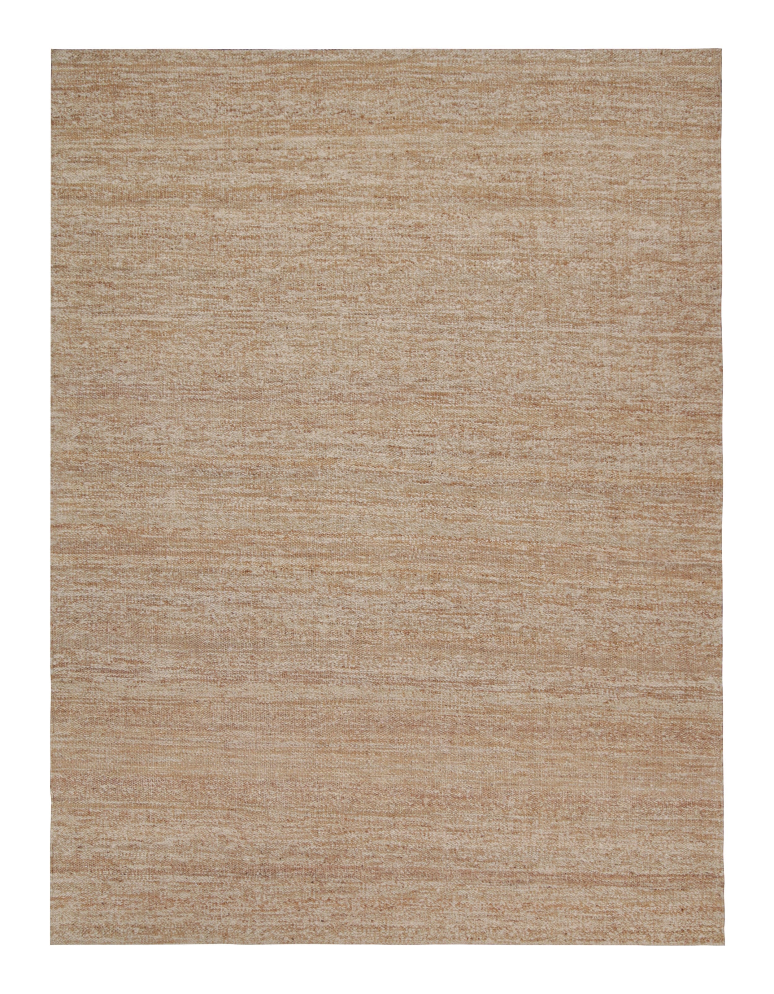Alfombra moderna Rug & Kilim en marrón y blanco
