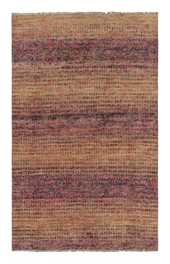 Tapis contemporain de Rug & Kilim à motifs géométriques polychromes et à rayures