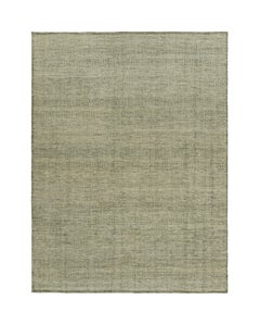 Rug & Kilim's Contemporary Textural Rug in Green and White Tones (Tapis texturé contemporain dans les tons verts et blancs)