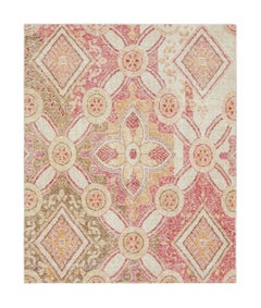 Rug & Kilim's Distressed Style Teppich in Rot, Grün, Gold, Weiß Spalier