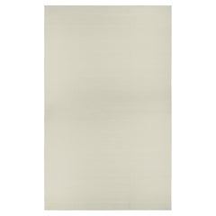 Rug & Kilim - Tappeto moderno con texture nei toni del bianco