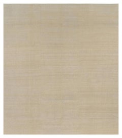 Rug 
Kilim
s übergroßer Contemporary-Teppich mit Struktur in Beigetönen